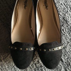 Mossimo Supply Co. Flats, Black, Size 8